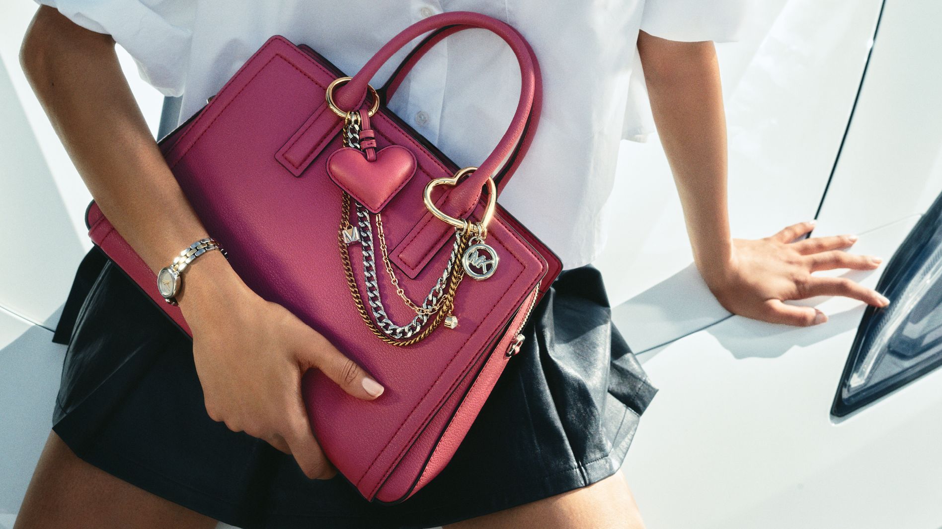 laila satchel with charms