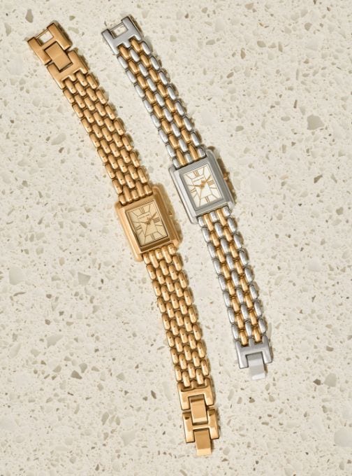 gold and silver watches