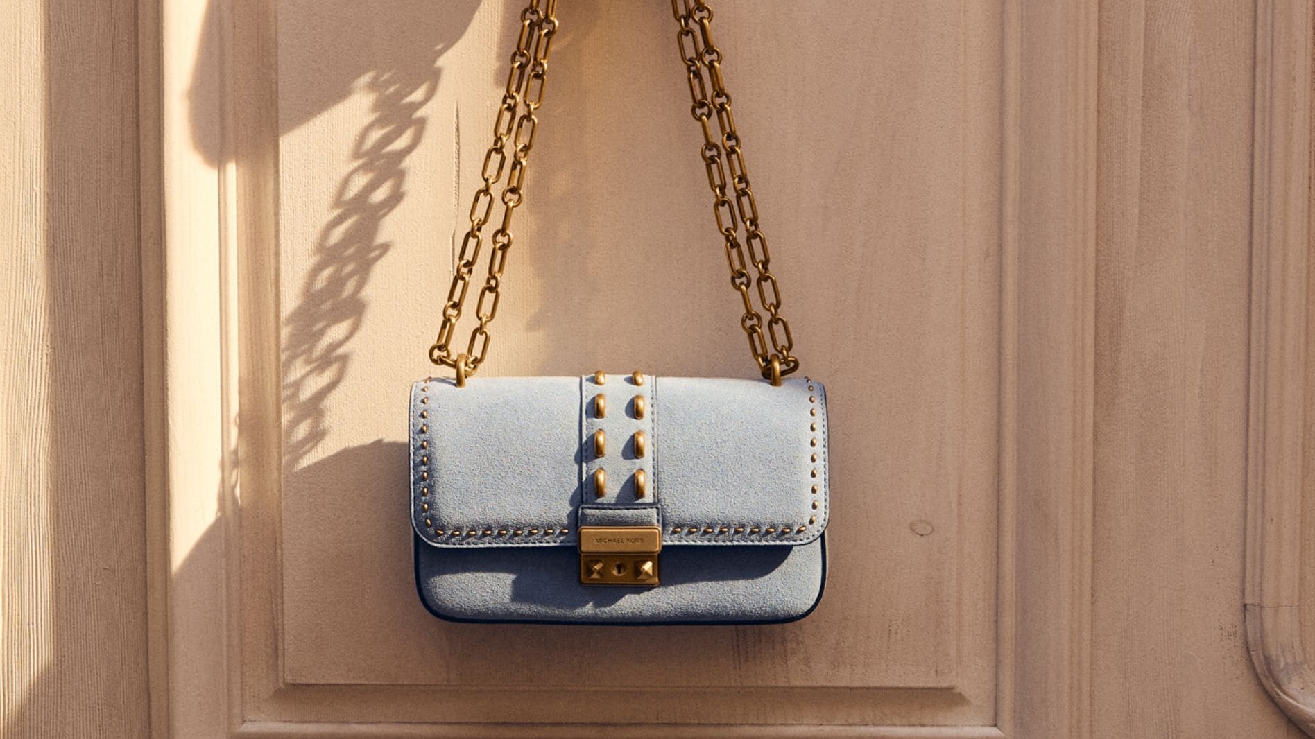 blue crossbody bag