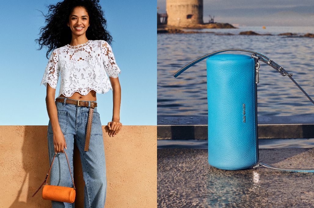 sacs &agrave; main miniatures jaunes et bleus