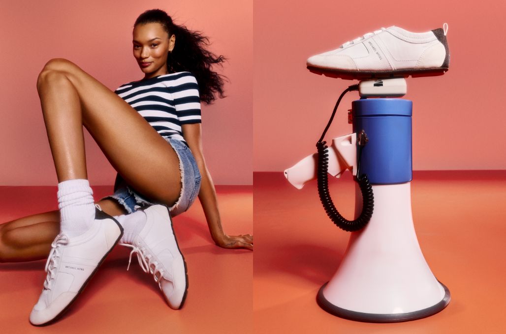 keely leather trainer