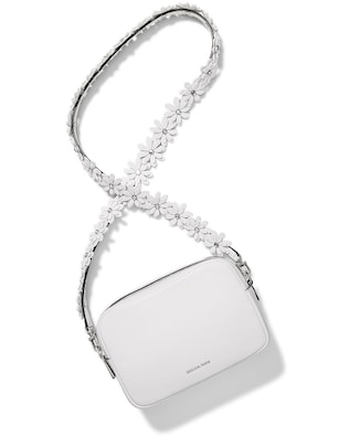 Bryant Medium Pebbled Leather Camera Crossbody Bag