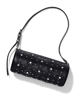 Izzy Small Pebbled Leather Barrel Pochette