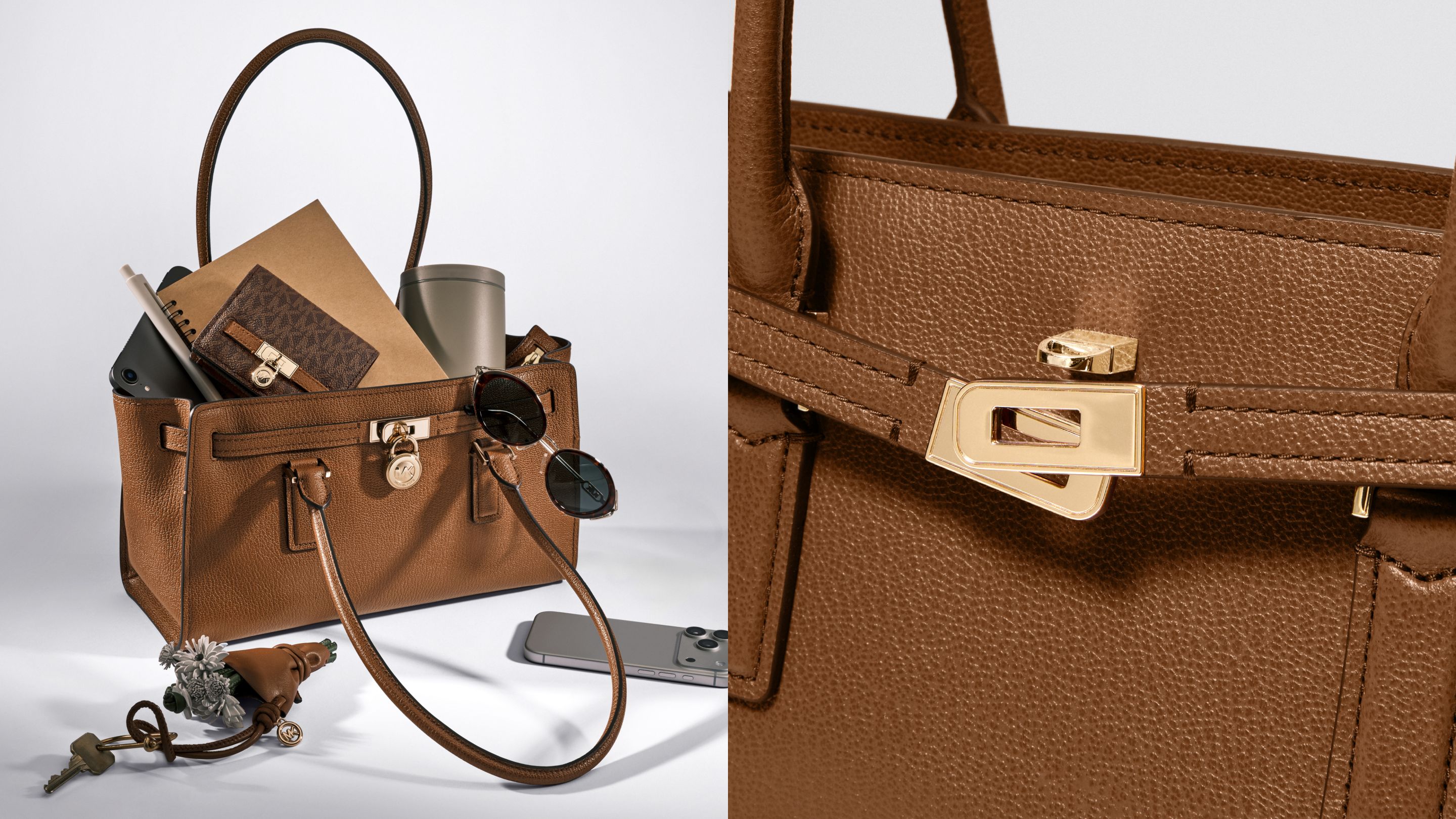 brown hamilton handbag