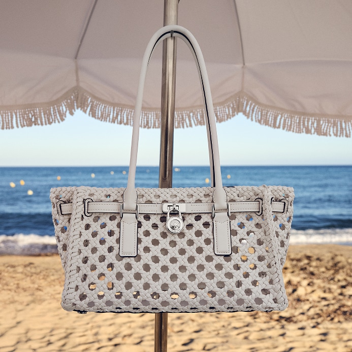 sac &agrave; &eacute;paule blanc tiss&eacute;