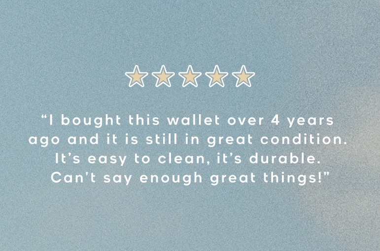 review against blue background