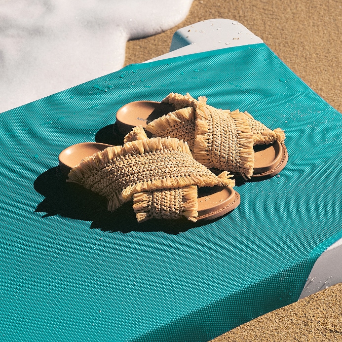 straw sandals