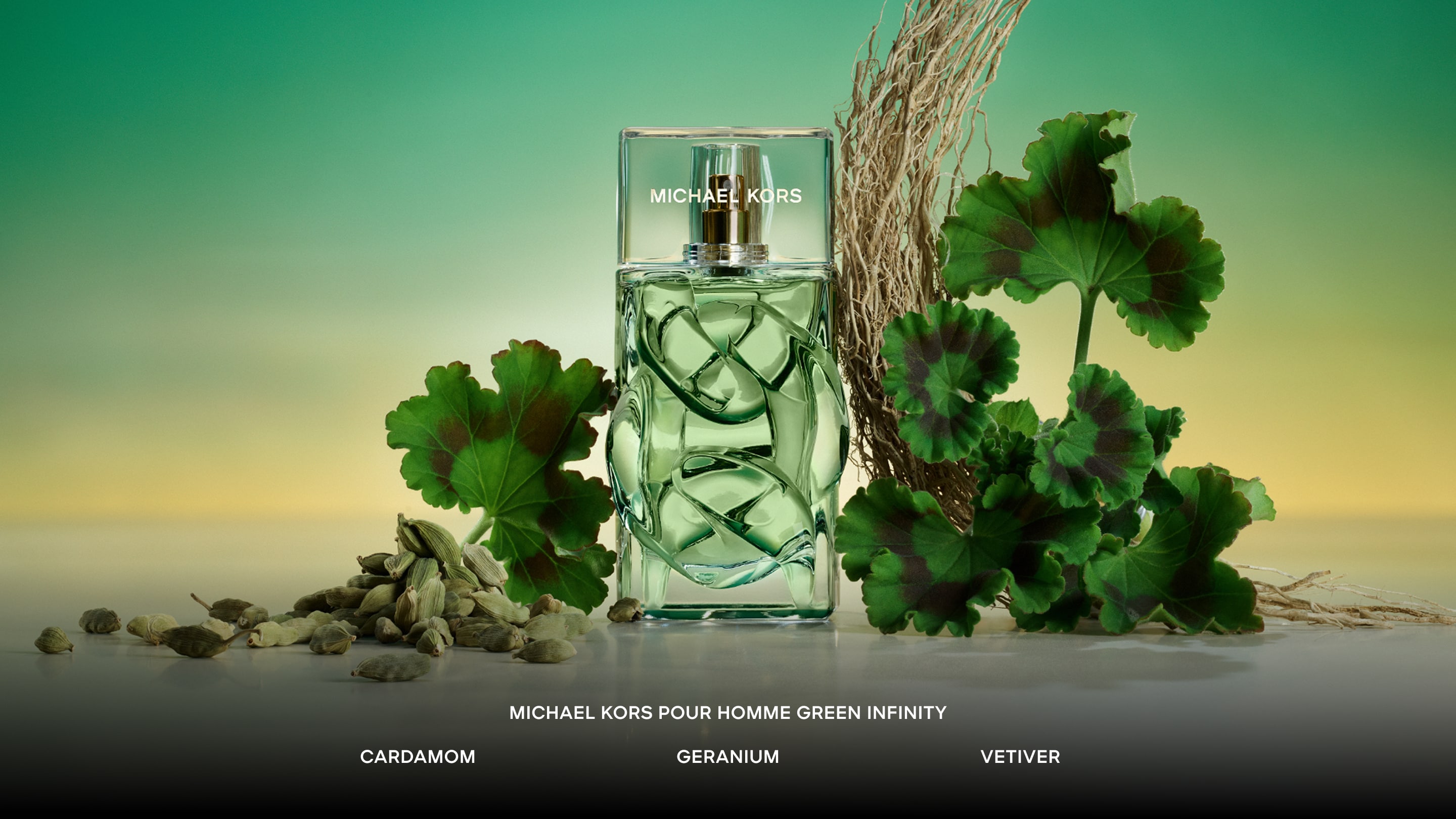 michael kors pour homme green infinity