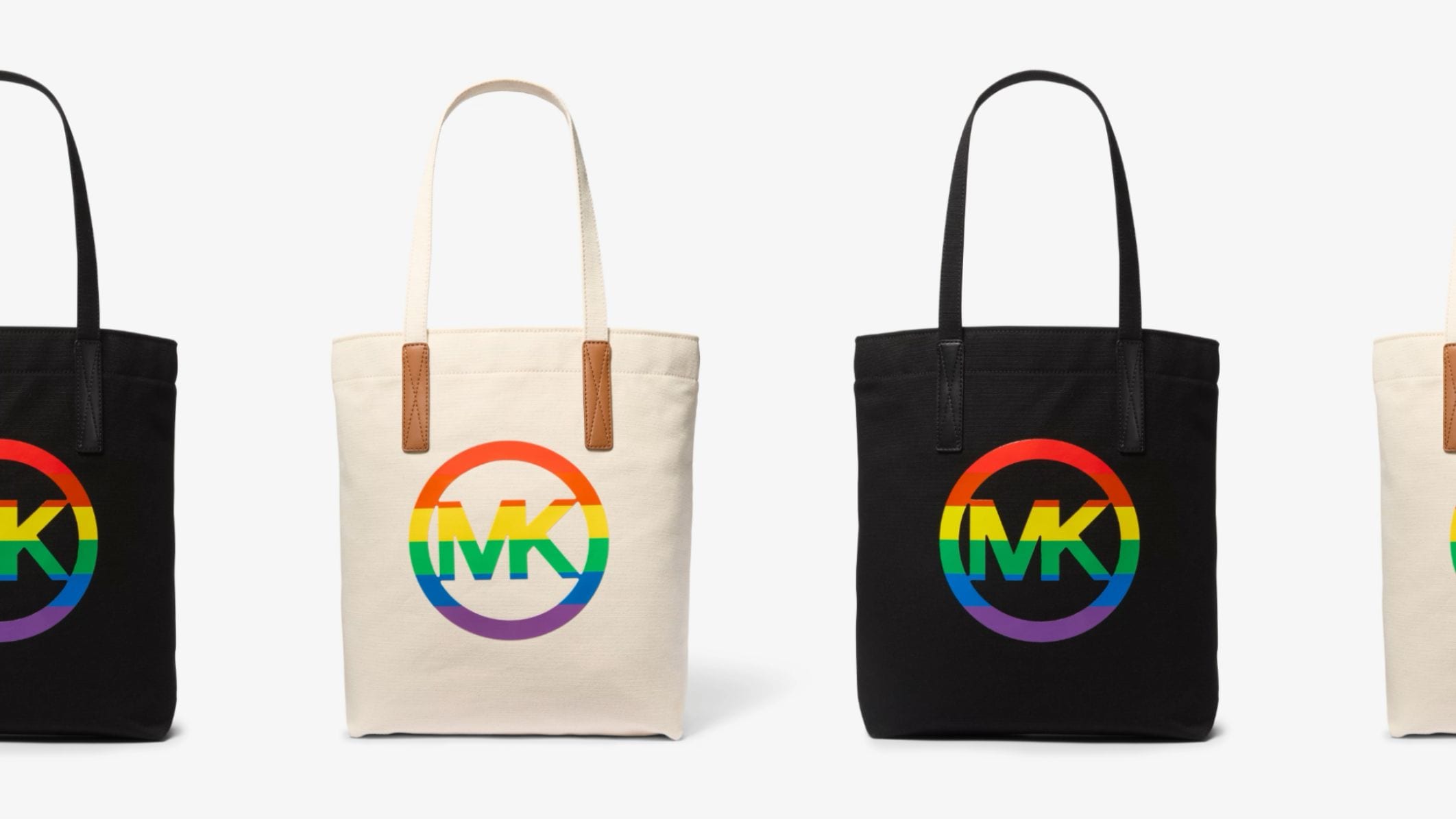 canvas stonewall tote with MK logo
