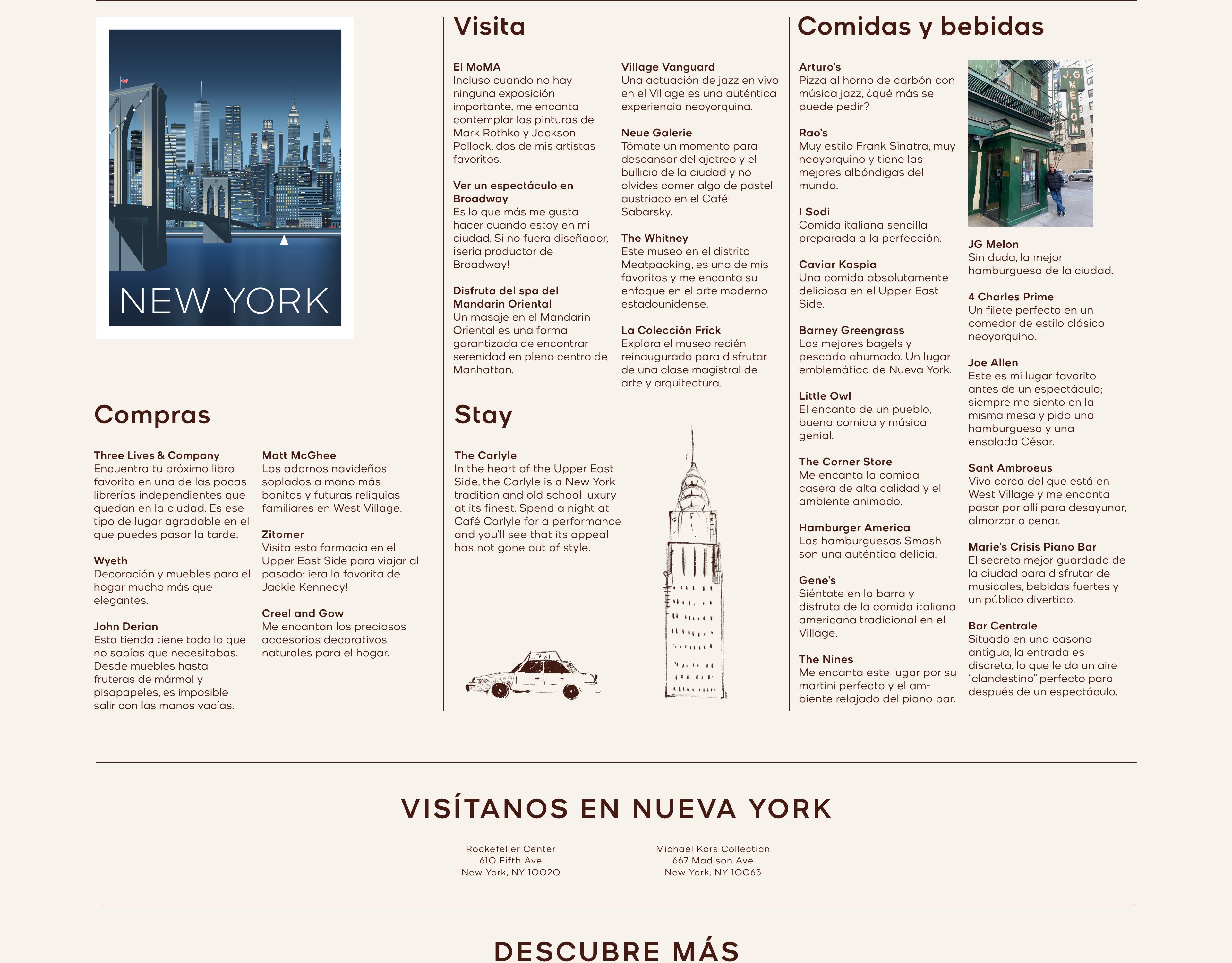 Guide to New York, full description above.