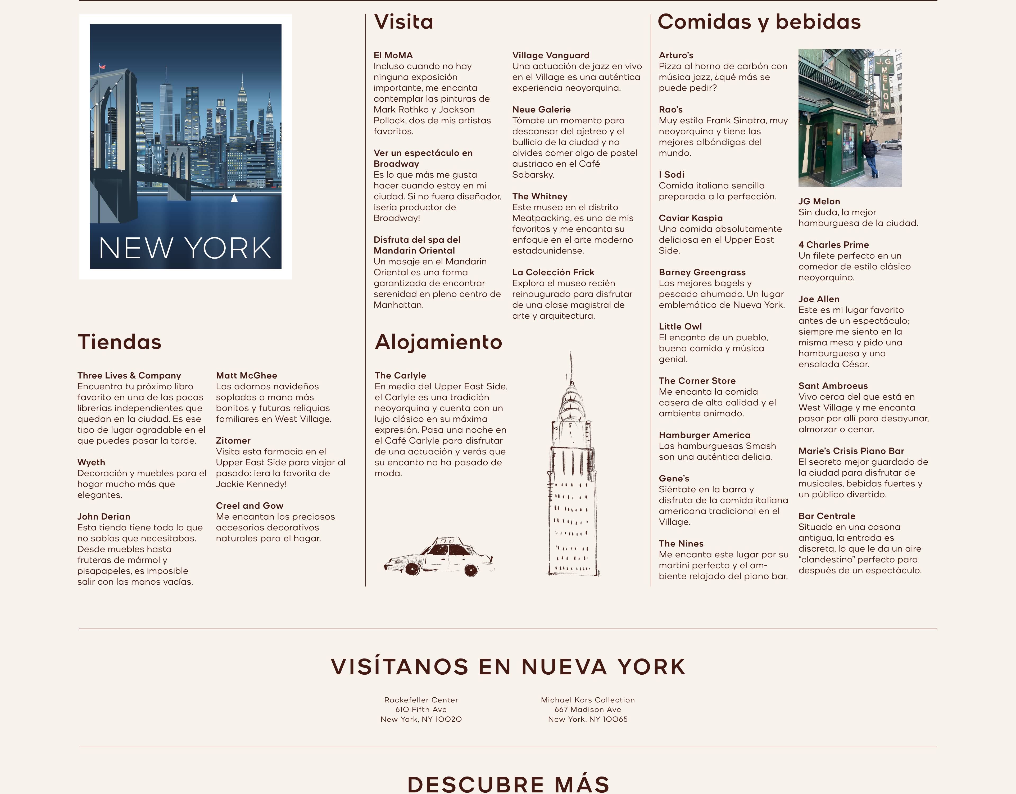 Guide to New York, full description above.