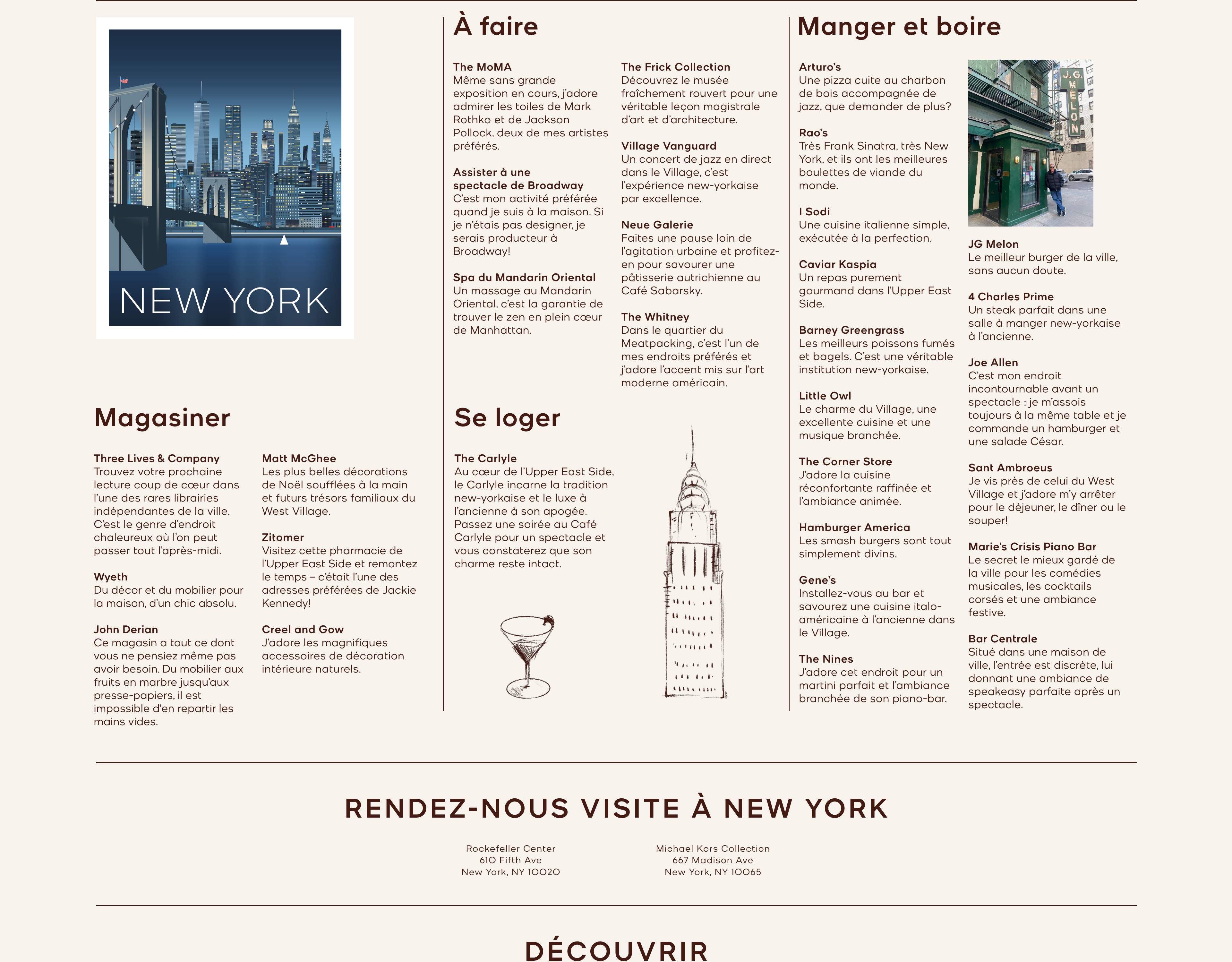 Guide to New York, full description above.
