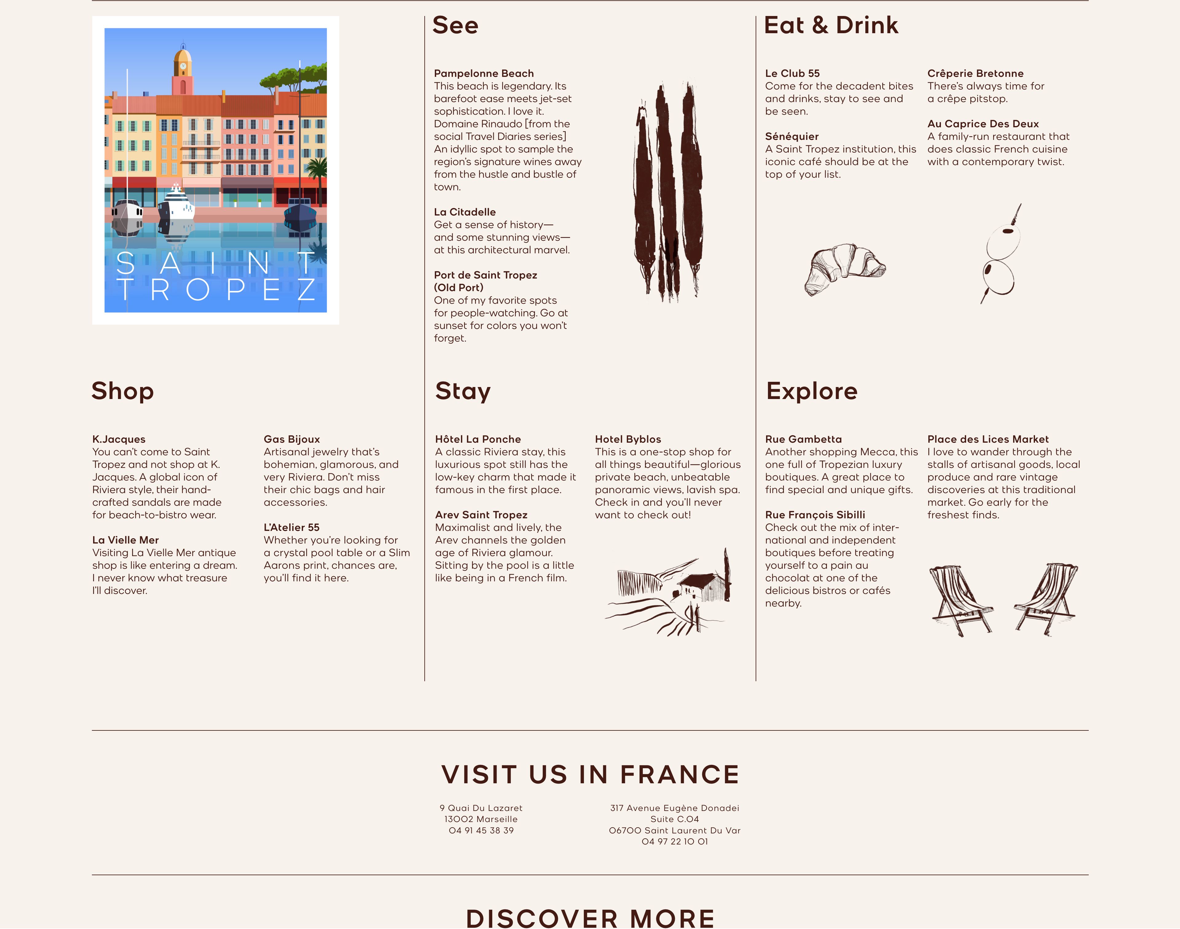 Guide to Saint Tropez, full description above.